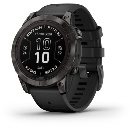 Garmin Fenix 7 Pro Sapphire Solar GPS Smartwatch - 47mm - Carbon/Grau