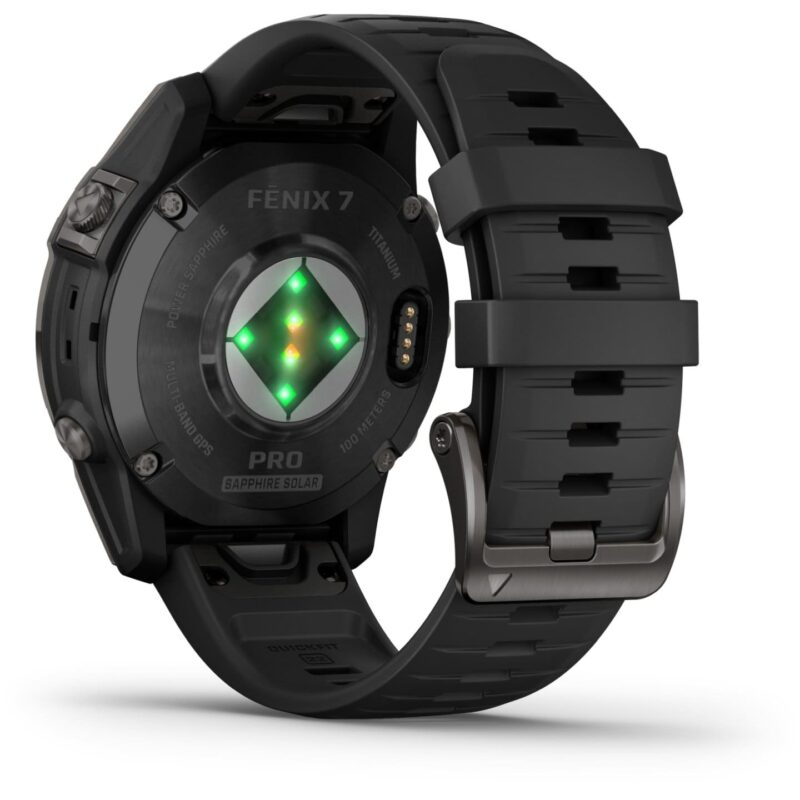 Garmin Fenix 7 Pro Sapphire Solar GPS Smartwatch - 47mm - Carbon/Grau – Bild 5