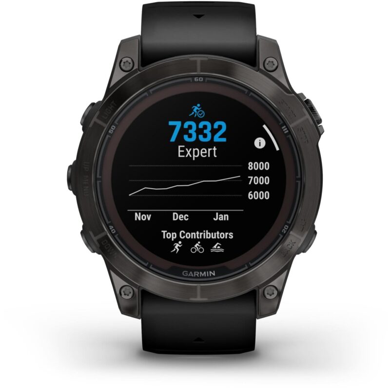 Garmin Fenix 7 Pro Sapphire Solar GPS Smartwatch - 47mm - Carbon/Grau – Bild 6