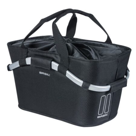 Basil Carry All Bag Fahrradkorb 22L - schwarz