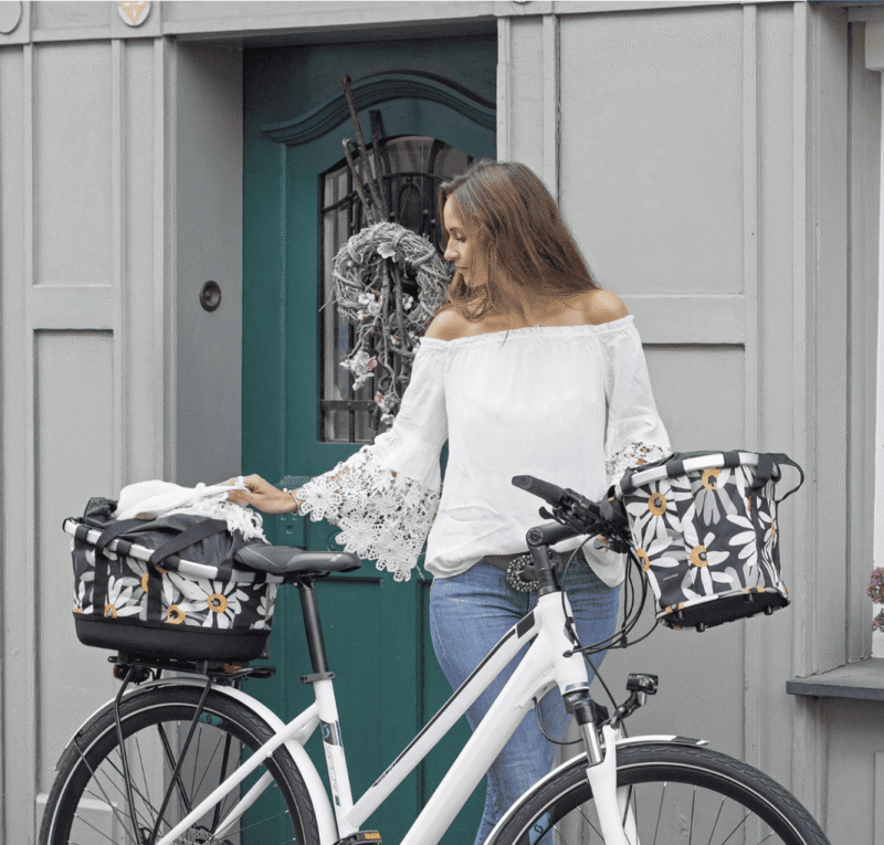 KLICKfix Bikebasket GT Uniklip 2 - Fahrradkorb - fleur black – Bild 6