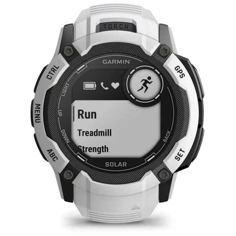 Garmin Instinct 2X Solar GPS Smartwatch Standard Edition - steinweiss – Bild 5
