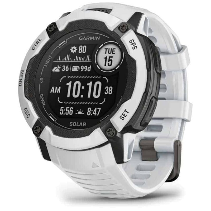 Garmin Instinct 2X Solar GPS Smartwatch Standard Edition - steinweiss – Bild 7