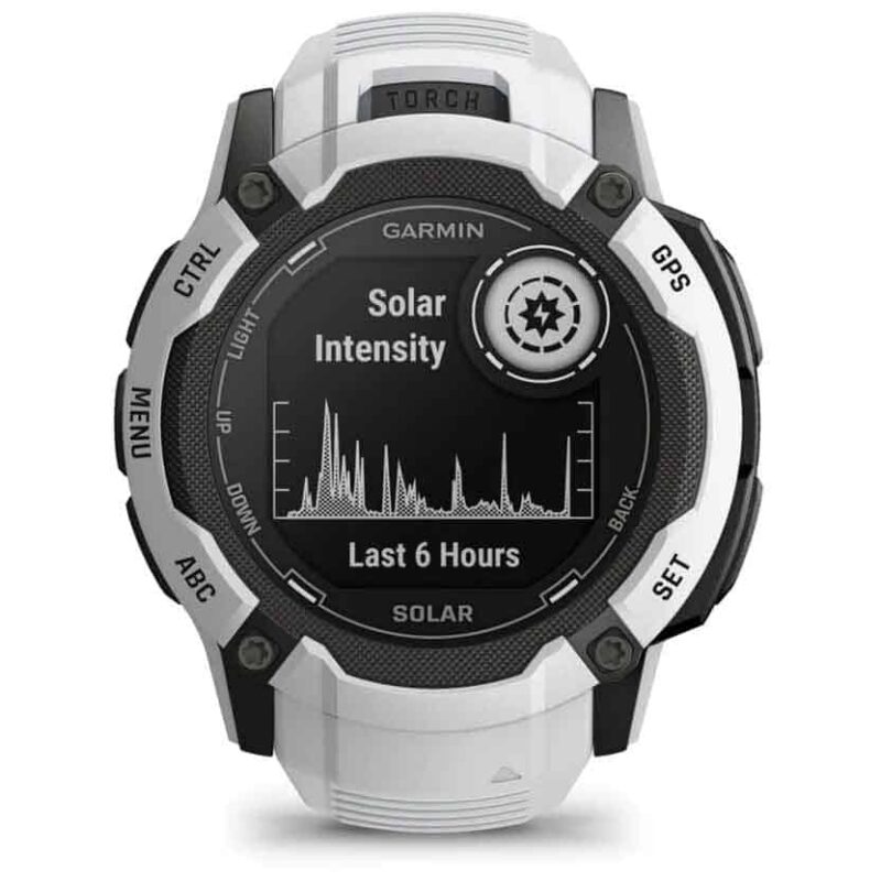 Garmin Instinct 2X Solar GPS Smartwatch Standard Edition - steinweiss – Bild 6