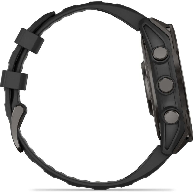 Garmin fenix 8 AMOLED Sapphire GPS Smartwatch - 47mm - Schwarz/Titan Carbongrau DLC – Bild 4