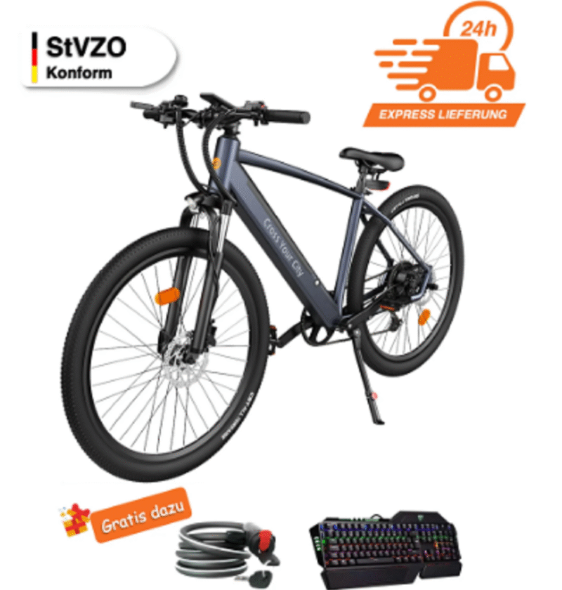 ADO DECE 300C 27,5 Zoll Elektrofahrrad E-Faltrad Klapprad Pedelec E-bike. – Bild 6