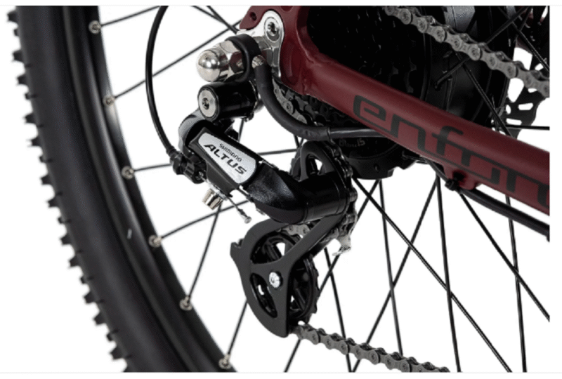 Alu MTB Pedelec 27,5'' Adore Enforce E-Bike Rot 250 Watt – Bild 4