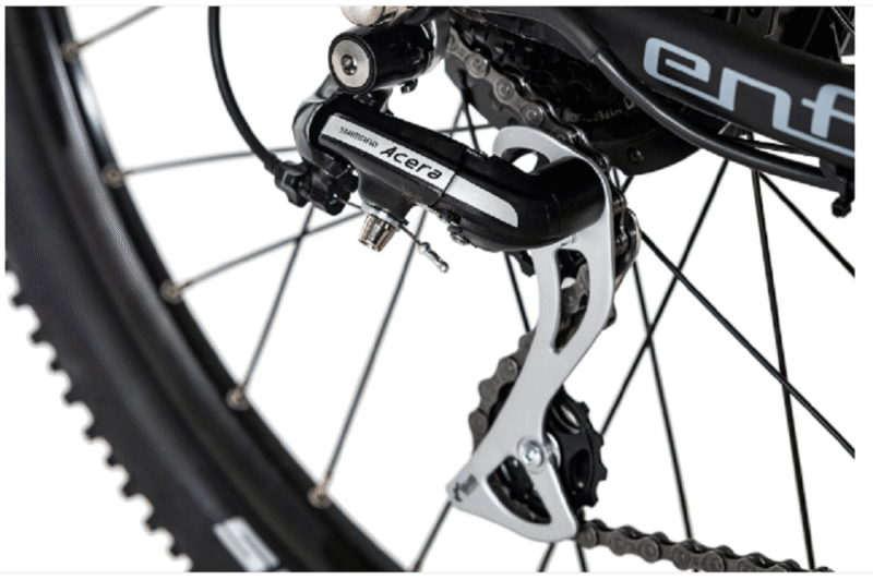 Alu MTB Pedelec 29'' Adore Enforce E-Bike schwarz/blau 250 Watt – Bild 8