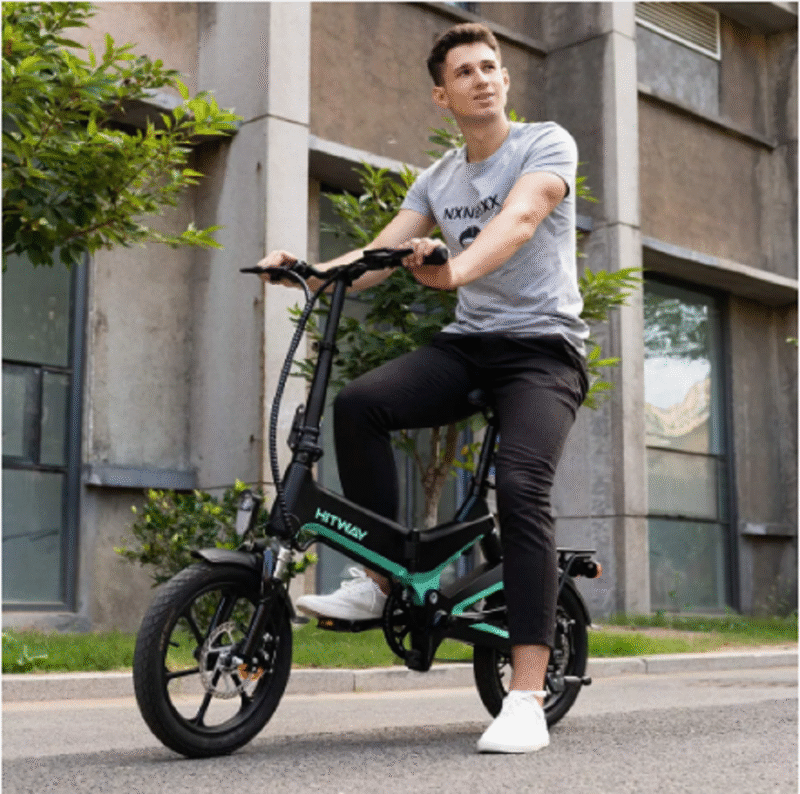 E-Bike Falt Elektrofahrrad 25km/h, 16 Zoll Pedelec Elektrisches – Bild 2