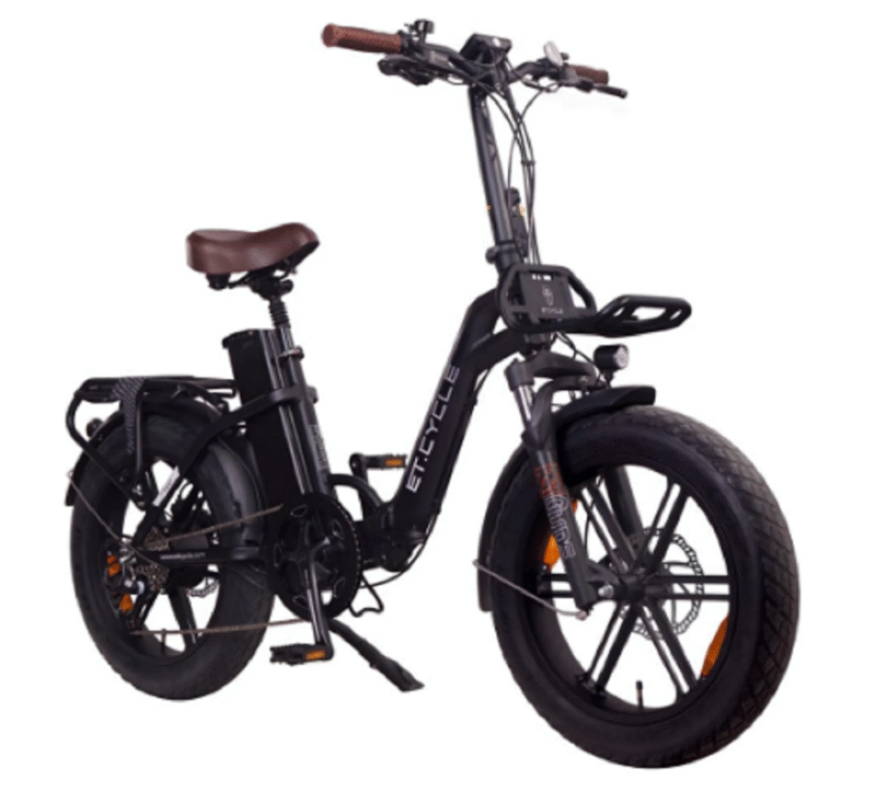 ET.CYCLE F1000 20" schwarz E-Faltrad, E-Fatbike – Bild 2