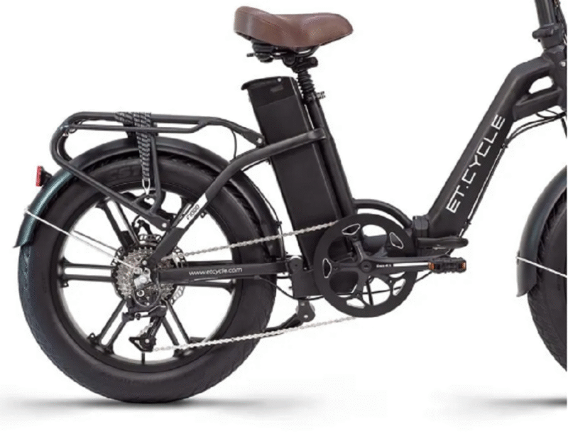 ET.CYCLE F1000 20" schwarz E-Faltrad, E-Fatbike – Bild 4
