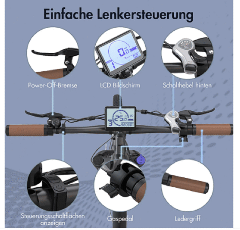 FAFREES F26 Pro 26'' Step-Through City E-Bike – Bild 13