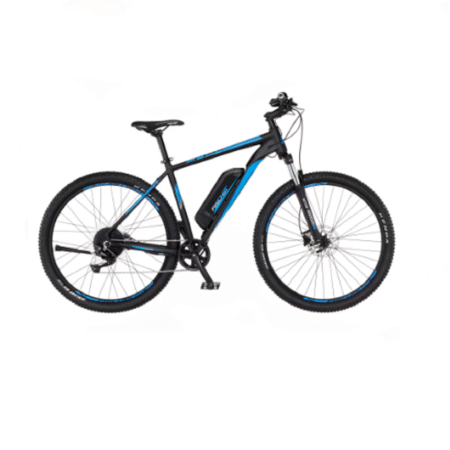 FISCHER E-Bike Pedelec Mountainbike MONTIS EM 1724, Rahmenhöhe 51 cm, 29 Zoll, Akku 557 Wh, Hinterradmotor, Kettenschaltung, LCD Display, schwarz