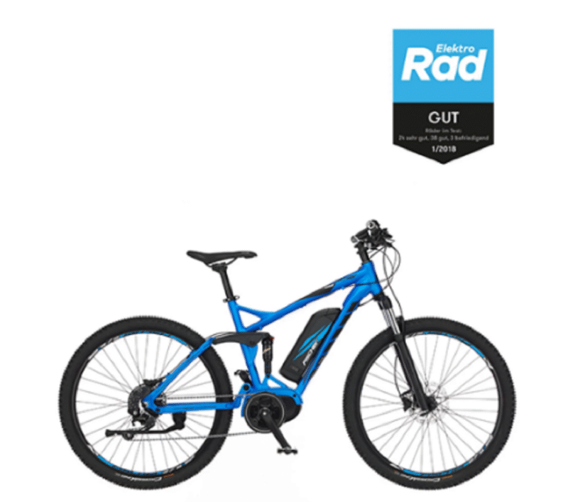 FISCHER E-Bike Pedelec Mountainbike MONTIS EM 1862, Rahmenhöhe 48 cm, 27,5 Zoll, Akku 557 Wh, Mittelmotor, Kettenschaltung, LCD Display, blau. – Bild 2