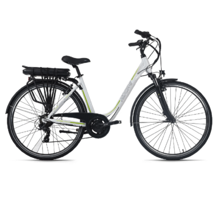Pedelec E-Bike Cityfahrrad 28'' Adore Versailles weiß-grün Adore 111E.