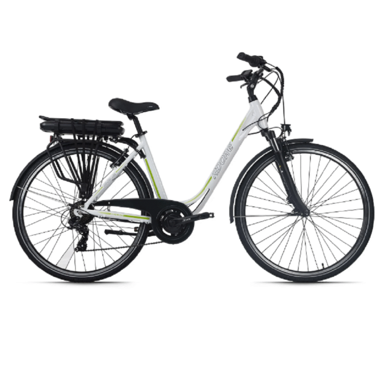 Pedelec E-Bike Cityfahrrad 28'' Adore Versailles weiß-grün Adore 111E.