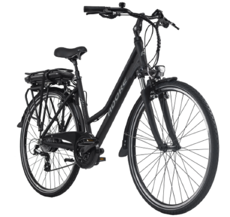 Pedelec E-Bike Damen Cityrad 28'' Adore Marseille schwarz Adore 115E. – Bild 3