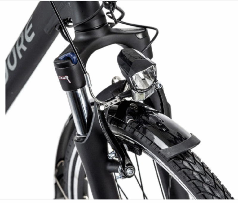 Pedelec E-Bike Herren Cityrad 28'' Adore Marseille schwarz Adore 114E. – Bild 6